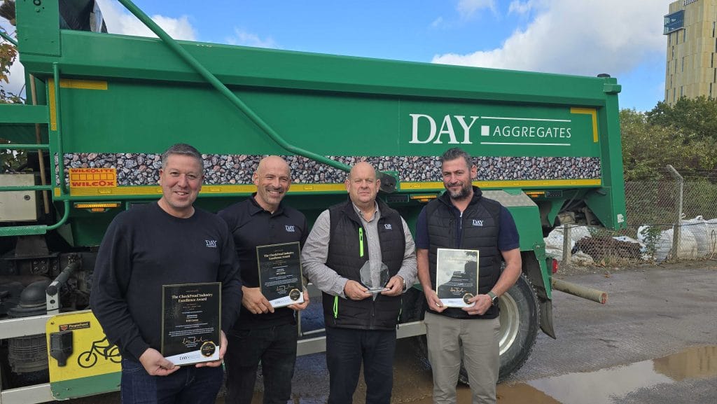 Day Group team receive CheckProof award for Digital Innovation